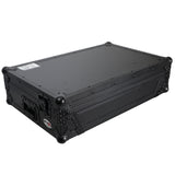 ATA Flight Style Road Case for Pioneer DDJ-FLX6 DJ Controller with 1U Rack Space and Wheels Black