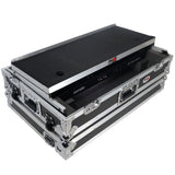 ATA Flight Case for Pioneer DDJ-FLX6 GT DJ Controller with Laptop Shelf 1U Rack Space and Wheels