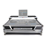 ATA Flight Case for Pioneer DDJ-FLX6 GT DJ Controller with Laptop Shelf 1U Rack Space and Wheels