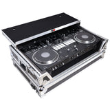 ATA Style Flight Case for Pioneer DDJ-REV7 DJ Controller with Laptop Shelf Wheels and 1U Rackspace