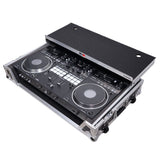 ATA Style Flight Case for Pioneer DDJ-REV7 DJ Controller with Laptop Shelf Wheels and 1U Rackspace