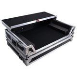 Flight Style Road Case For Pioneer DDJ-FLX10 or DDJ-GRV6 DJ Controller with Laptop Shelf 1U Rack Space and Wheels