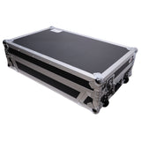 ATA Style Flight Case for Pioneer DDJ-REV7 DJ Controller with Laptop Shelf Wheels and 1U Rackspace