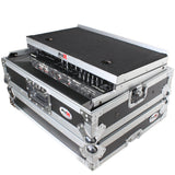 Flight Case For Roland DJ-707M Digital Controller W-Laptop Shelf and 1U