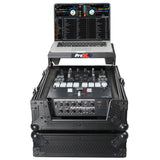 Flight Case for Pioneer DJM-S11 Mixer with Sliding Laptop Shelf | Black on Black