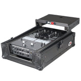 Flight Case for Pioneer DJM-S11 Mixer with Sliding Laptop Shelf | Black on Black