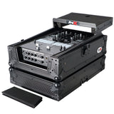Flight Case for Pioneer DJM-S11 Mixer with Sliding Laptop Shelf | Black on Black