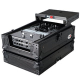 Flight Case for Pioneer DJM-S11 Mixer with Sliding Laptop Shelf | Black on Black