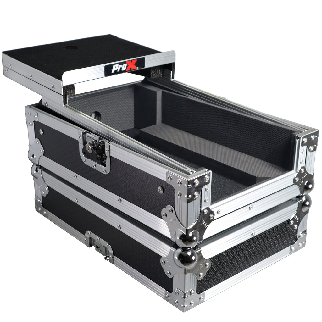 ATA Flight Style Road Case for Pioneer DJM-S7 DJM-S9 DJ Mixer with Laptop Shelf
