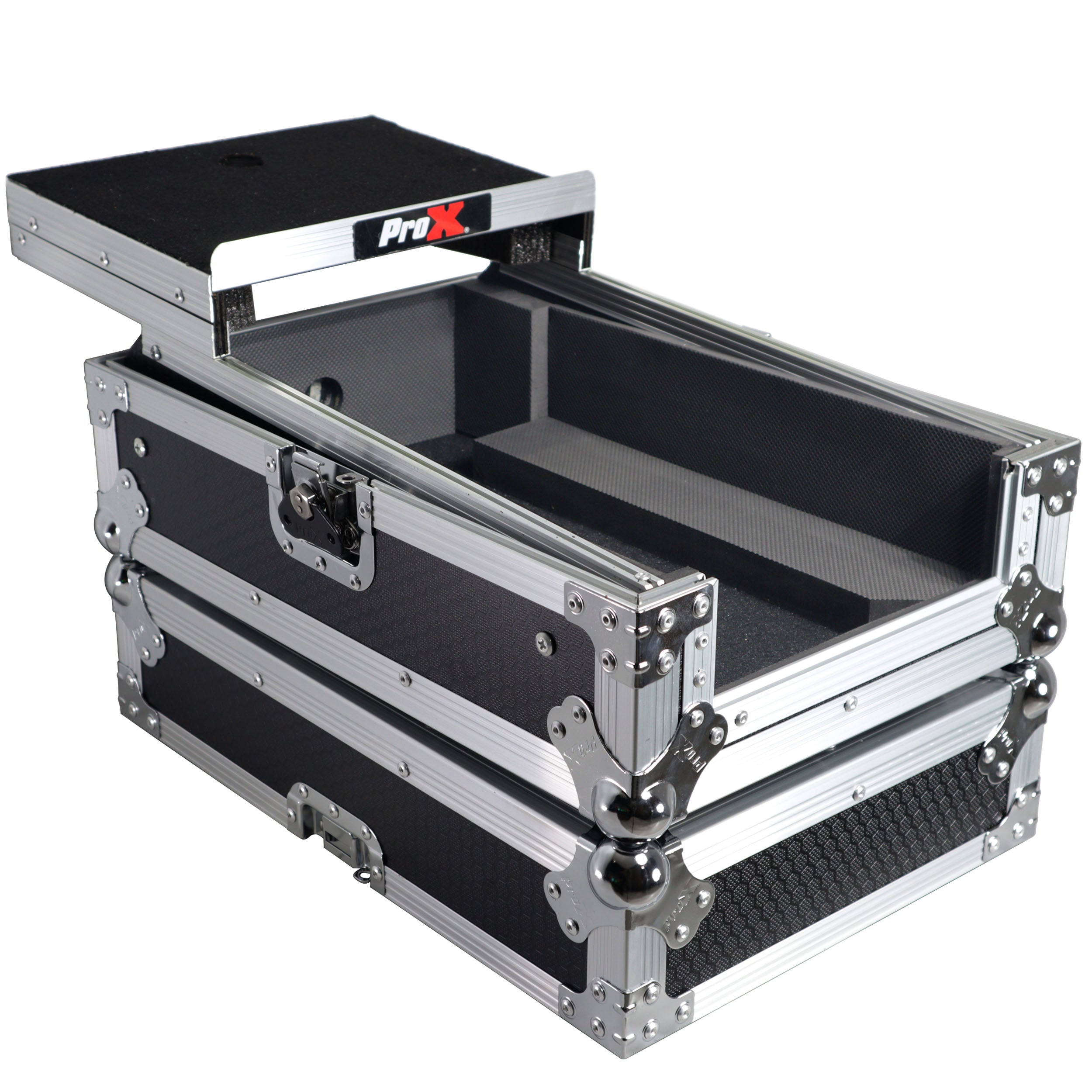 ATA Flight Style Road Case for Pioneer DJM-S7 DJM-S9 DJ Mixer with Laptop Shelf