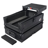 ATA Flight Style Road Case for Pioneer DJM-S7 DJM-S9 DJ Mixer with Laptop Shelf Black Finish