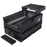 ATA Flight Style Road Case for Pioneer DJM-S7 DJM-S9 DJ Mixer with Laptop Shelf Black Finish