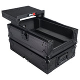 ATA Flight Style Road Case for Pioneer DJM-S7 DJM-S9 DJ Mixer with Laptop Shelf Black Finish