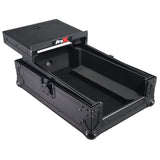 ATA Flight Style Road Case for Pioneer DJM-S7 DJM-S9 DJ Mixer with Laptop Shelf Black Finish