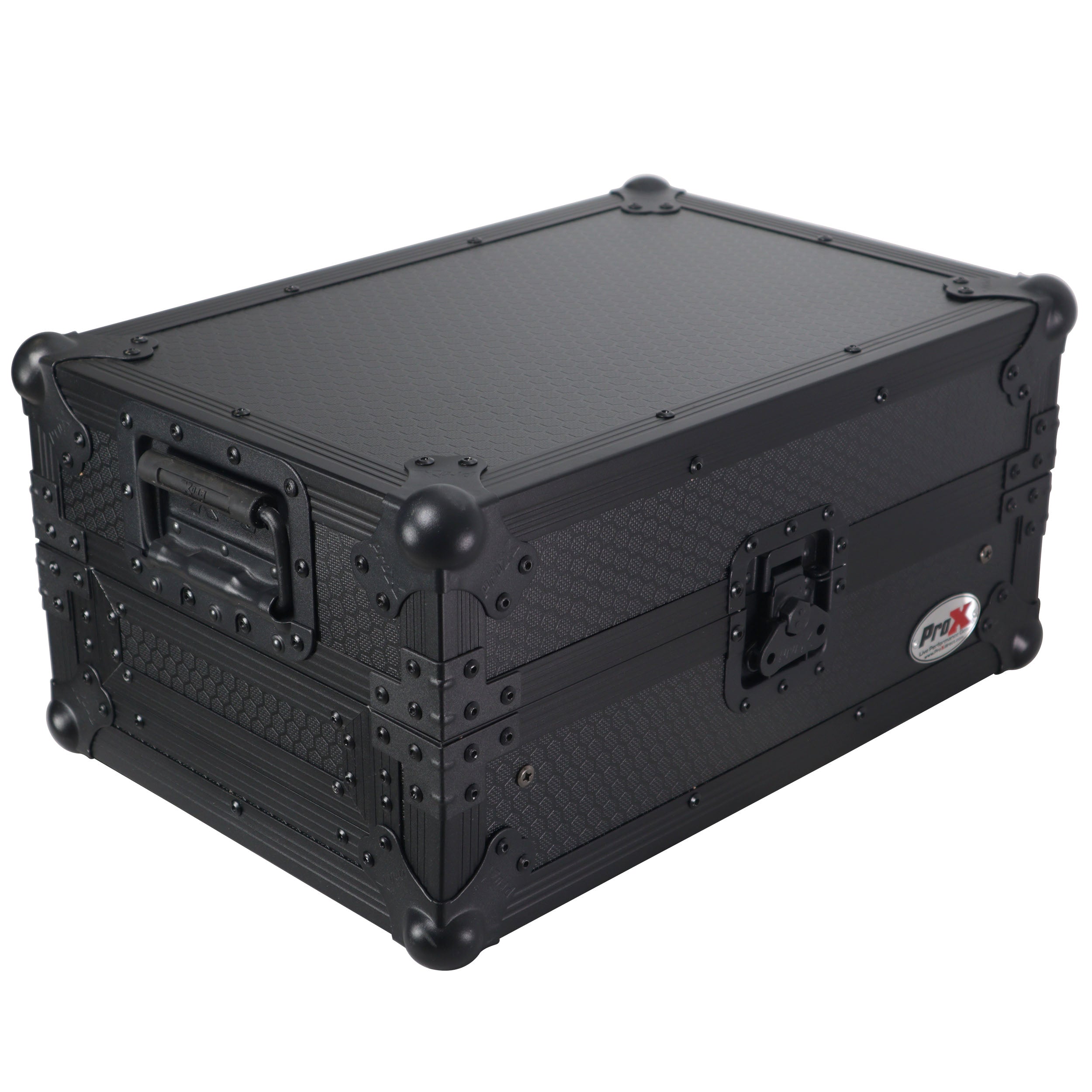 ATA Flight Style Road Case for Pioneer DJM-S7 DJM-S9 DJ Mixer with Laptop Shelf Black Finish