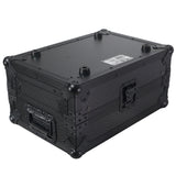 ATA Flight Style Road Case for Pioneer DJM-S7 DJM-S9 DJ Mixer with Laptop Shelf Black Finish