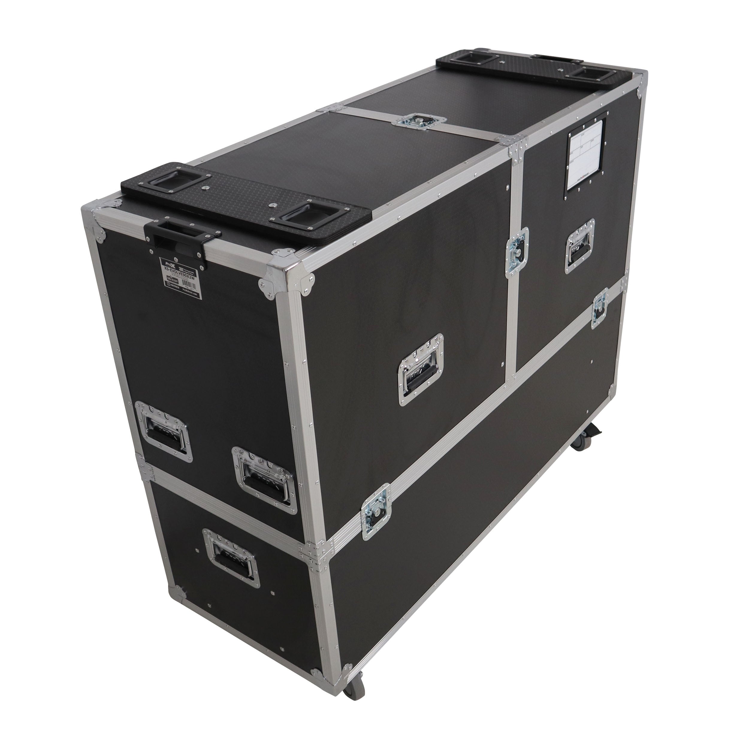 ATA Flight Case for 2x EV Evolve 90 Compact Arrays Fits Two Column Speakers and Subwoofers