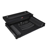 Pioneer DDJ-FLX10 or DDJ-GRV6 with Sliding Laptop Shelf ATA Flight Style Road Case Black Finish Slim Case