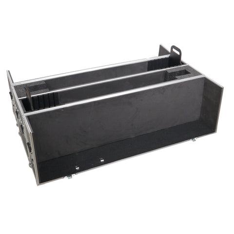 Flat Panel LCD-LED-Plasma Monitor Road Case Holds Two 43