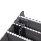 Flat Panel LCD-LED-Plasma Monitor Road Case Holds Two 43"-50" TVs Adjustable Case W-4 Inch Casters