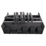 Flat Panel LCD-LED-Plasma Monitor Road Case Holds Two 43"-50" TVs Adjustable Case W-4 Inch Casters