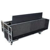 Universal Case for Flat Panel Monitor LED-LCD-Plasma TV Dual 55" to 70" Adjustable Flight Case W-4 Inch Casters