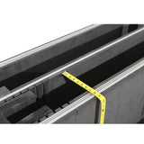 Universal Case for Flat Panel Monitor LED-LCD-Plasma TV Dual 55" to 70" Adjustable Flight Case W-4 Inch Casters