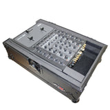 Flight Case for Large Format 10 In. DJ Mixers | Black on Black