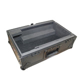 Flight Case for Large Format 10 In. DJ Mixers | Black on Black