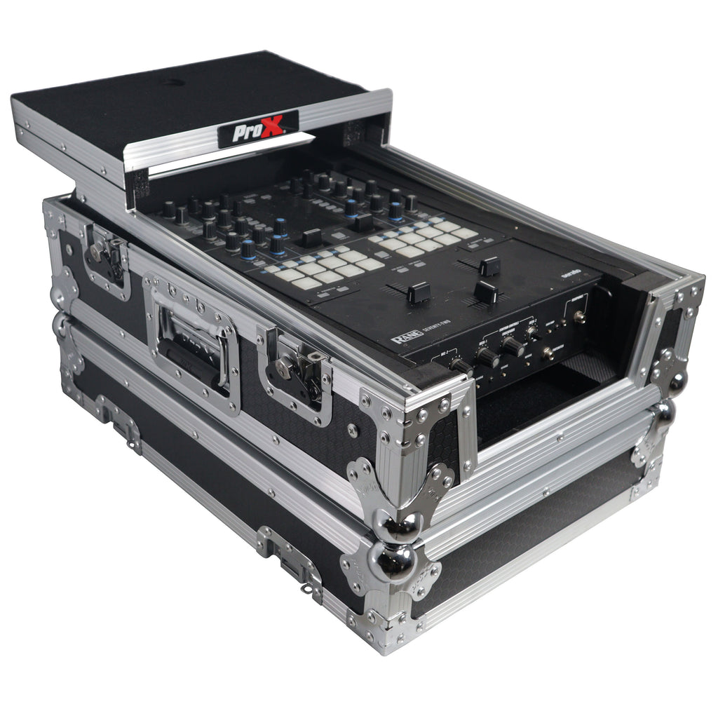 ATA Flight Style Universal Road Case with Sliding Laptop Shelf for Pioneer DJM S11 RANE SEVENTY 70 SEVENTY 72 MK2
