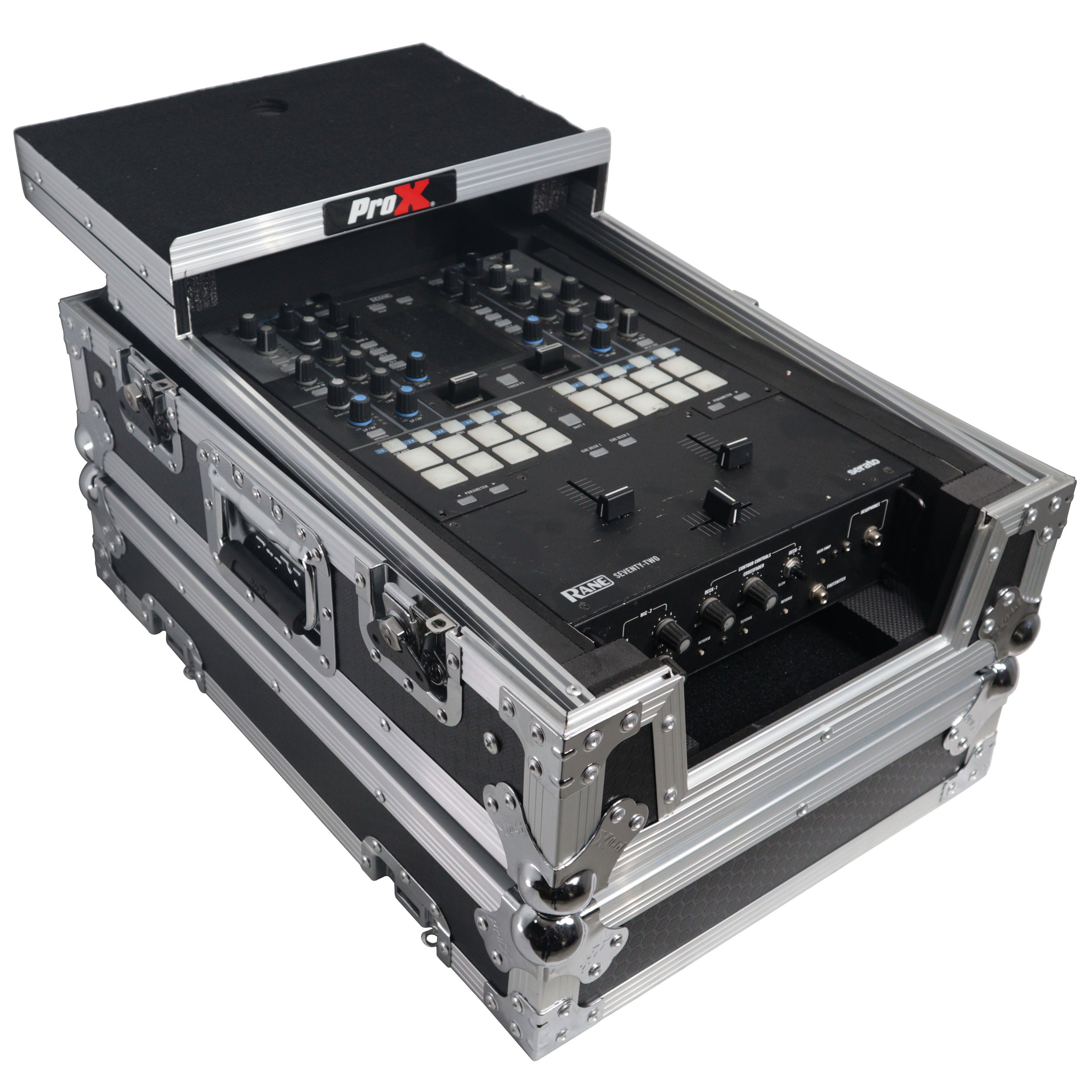 ATA Flight Style Universal Road Case with Sliding Laptop Shelf for Pioneer DJM S11 RANE SEVENTY 70 SEVENTY 72 MK2