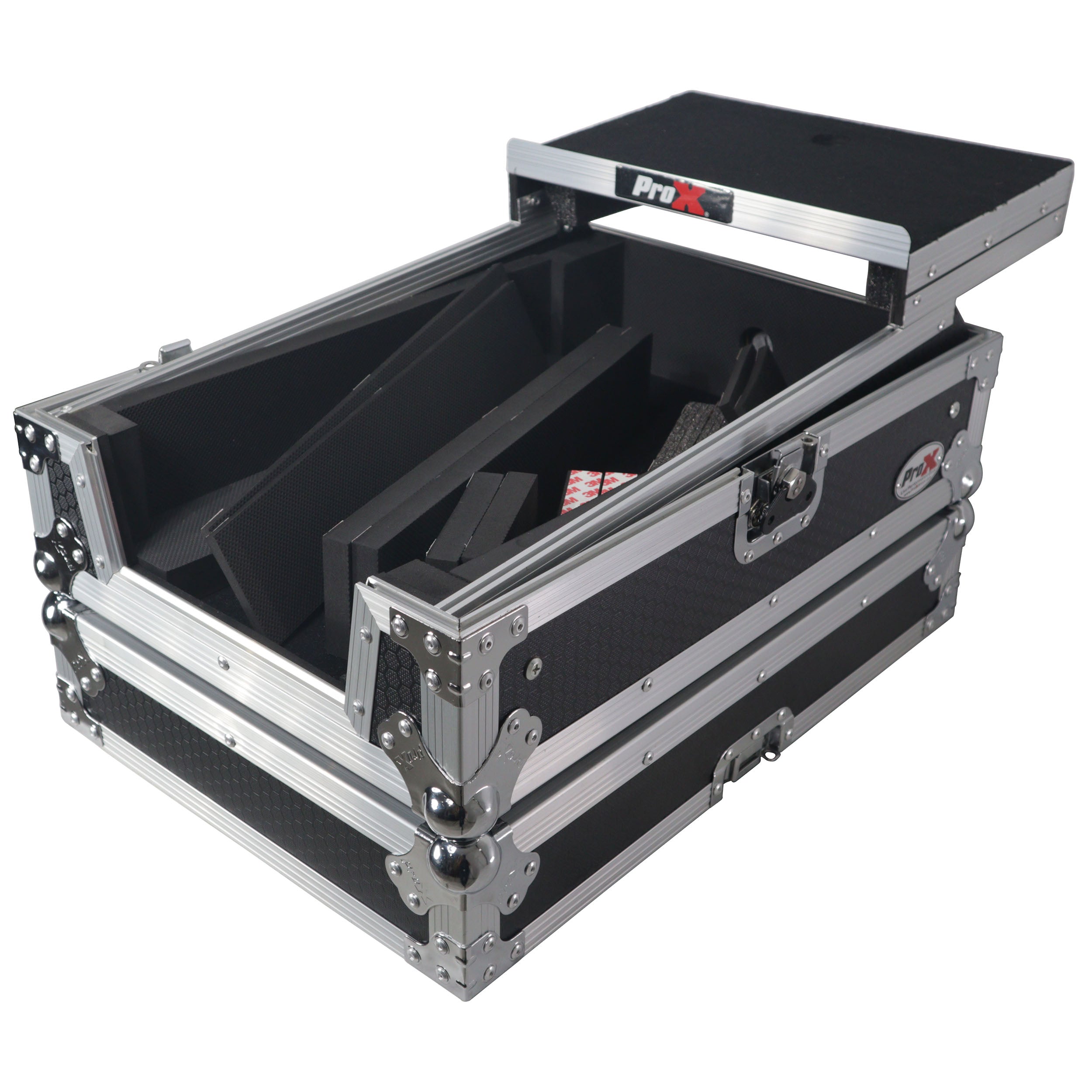 ATA Flight Style Universal Road Case with Sliding Laptop Shelf for Pioneer DJM S11 RANE SEVENTY 70 SEVENTY 72 MK2
