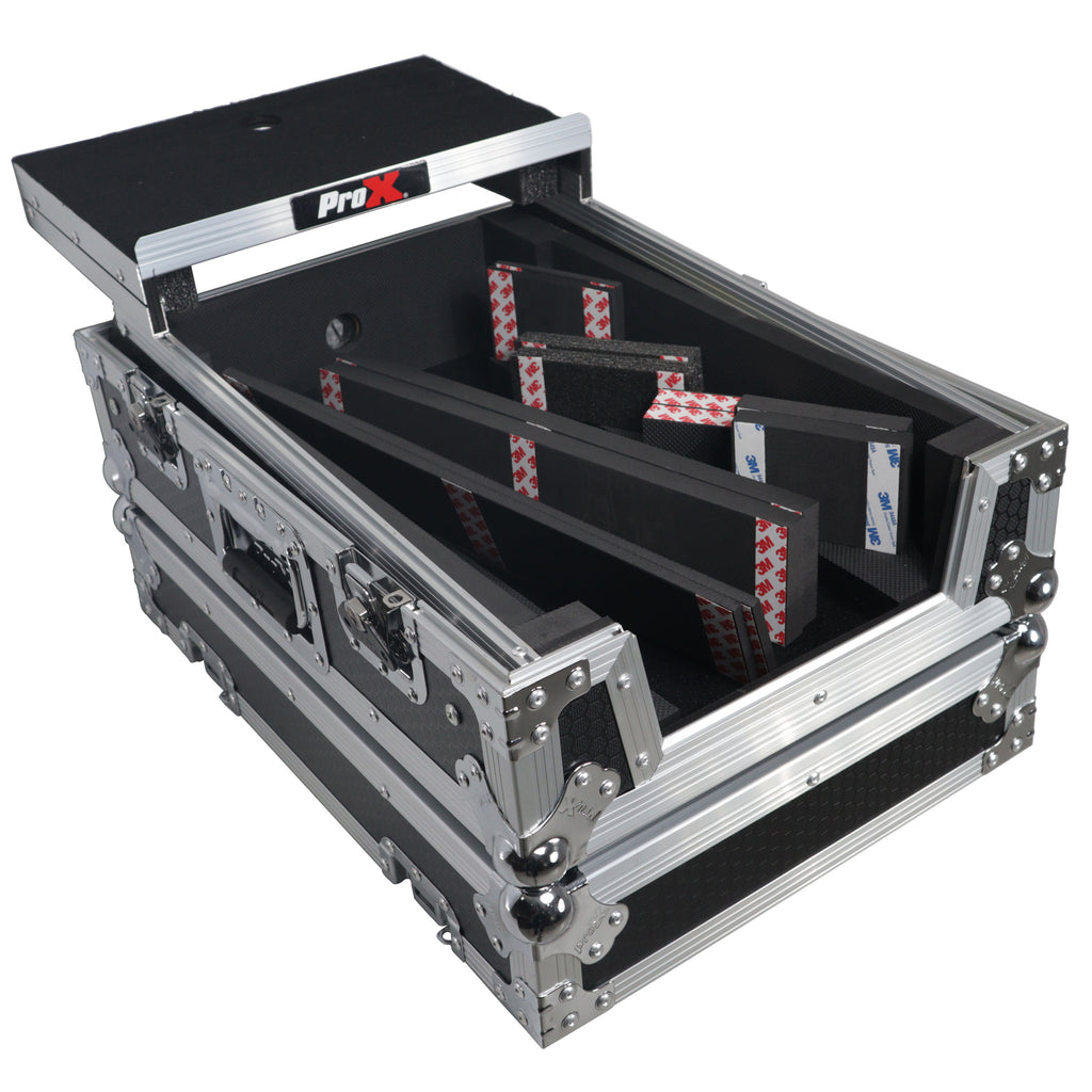 ATA Flight Style Universal Road Case with Sliding Laptop Shelf for Pioneer DJM S11 RANE SEVENTY 70 SEVENTY 72 MK2