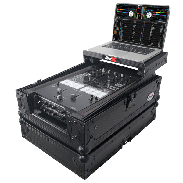 ATA Flight Style Universal Road Case with Sliding Laptop Shelf for Pioneer DJM S11 RANE SEVENTY 70 SEVENTY 72 MK