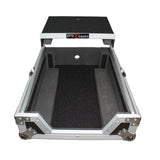 Mixer ATA Flight Hard Case for Large Format 12" Universal DJ Mixer with Laptop Shelf