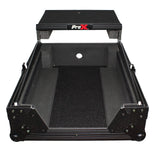 Flight Case for Pioneer DJM-S9 & DJM-S7 Mixer with Sliding Laptop Shelf | Black on Black