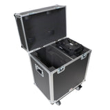 Moving Head Lighting Road Case for ADJ Vizi Beam 12RX Fits 2 Units with 4" Casters