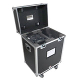 Moving Head Lighting Road Case for 2x ADJ Vizi Beam CMY, Hydro Beam x12, 12RX, Chauvet 251SR