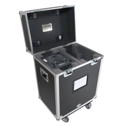 Moving Head Lighting Road Case for 2x ADJ Vizi Beam CMY, Hydro Beam x12, 12RX, Chauvet 251SR