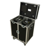 Moving Head Lighting Road Case for 2x Wash Moving Heads with 3 Doors