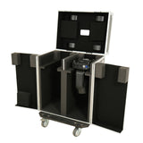 Moving Head Lighting Road Case for 2x Wash Moving Heads with 3 Doors