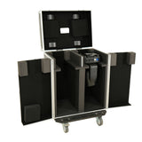 Moving Head Lighting Road Case for 2x Wash Moving Heads with 3 Doors