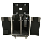 Moving Head Lighting Road Case for 2x Wash Moving Heads with 3 Doors