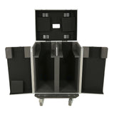 Moving Head Lighting Road Case for 2x Wash Moving Heads with 3 Doors