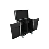 ATA Flight Style Road Case for 2 Large Moving Head Lighting Fixtures with 4x 4 inch Casters