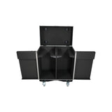 ATA Flight Style Road Case for 2 Large Moving Head Lighting Fixtures with 4x 4 inch Casters