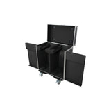 ATA Flight Style Road Case for 2 Large Moving Head Lighting Fixtures with 4x 4 inch Casters