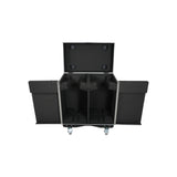ATA Flight Style Road Case for 2 Large Moving Head Lighting Fixtures with 4x 4 inch Casters