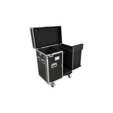 ATA Flight Style Road Case for 2 Large Moving Head Lighting Fixtures with 4x 4 inch Casters