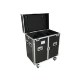 ATA Flight Style Road Case for 2 Large Moving Head Lighting Fixtures with 4x 4 inch Casters